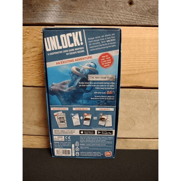 Unlock! Mystery Adventures - The Nautilus Traps - Card Games - Picture 2 of 2
